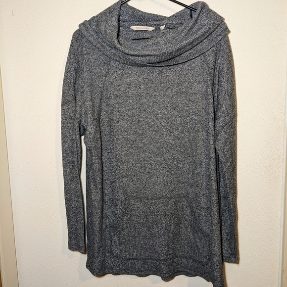 Soft Surroundings cowl neck kangaroo pocket sweatshirt - Picture 2 of 10